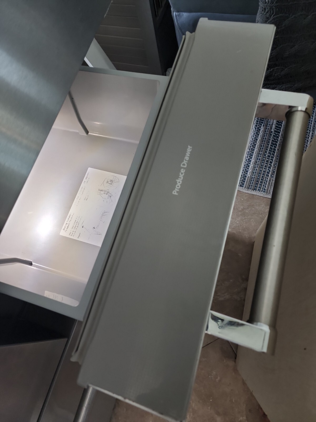 KitchenAid KRFM706ESS01 Refrigerator Pantry Drawer Door W10815677 eBay