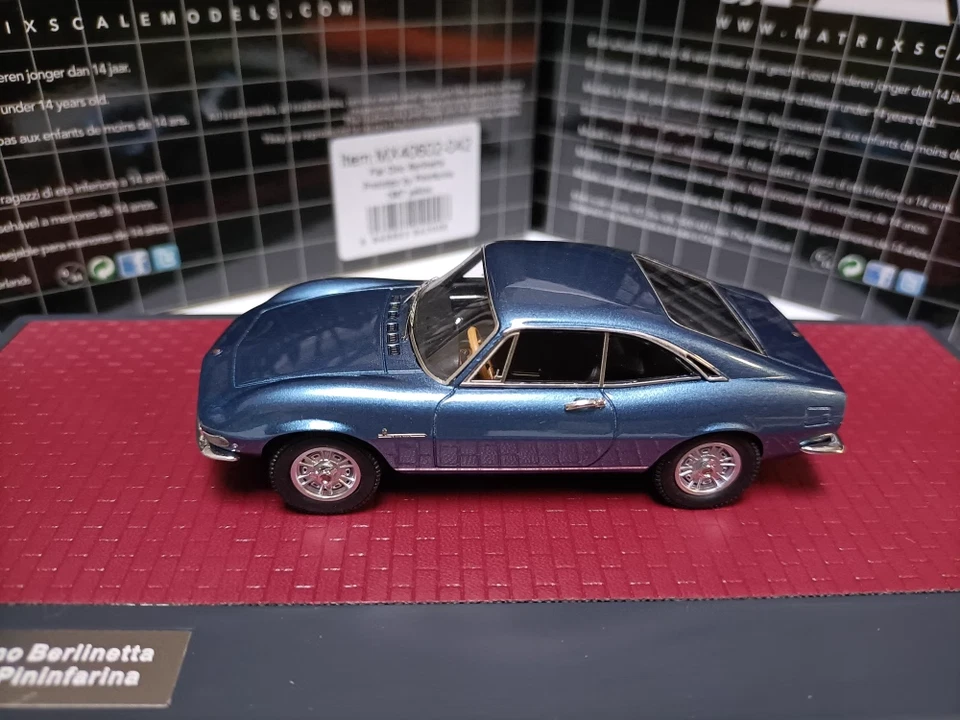 Fiat Dino Pininfarina 1967 Matrix 1/43 azul Foto 2 de 4