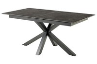 Esstisch KüChentisch Ausziehtisch Ausziehbar Keramik Stahl 168 / 210 X 90 Cm