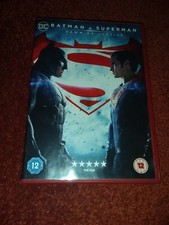 Batman v  Superman - Dawn of Justice ( DVD ).  Cert 12.