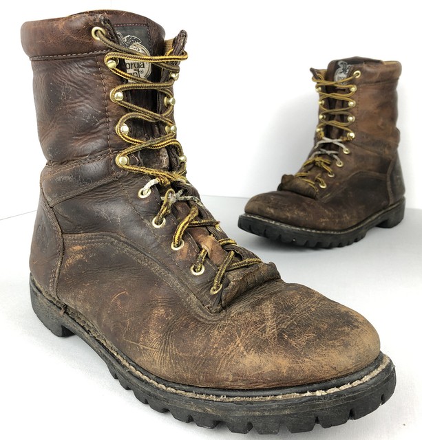 used logger boots