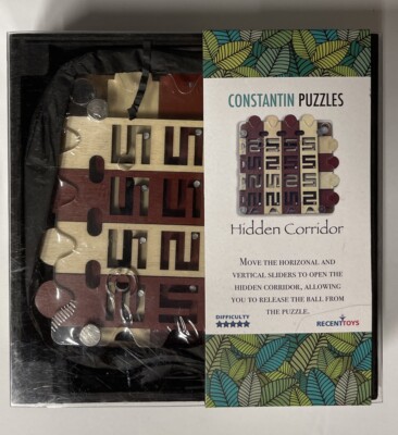 Constantin Puzzles Hidden Corridor Brain Teaser 5/5 Difficulty. RecentToys. HH