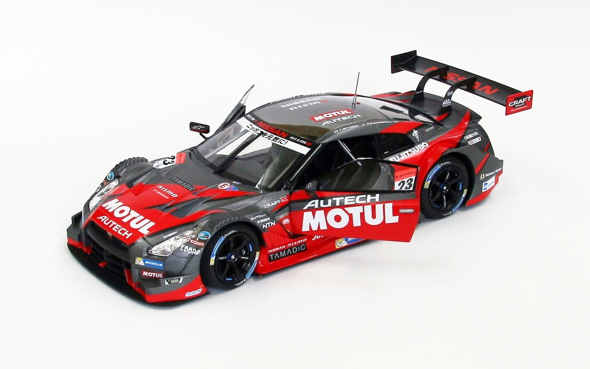 エブロ1/18 MOTUL AUTECH GT-R #23 GT500 2014 EBBRO 1/18 SUPER GT500 2014 No.23 MOTUL AUTECH GT-R Rd.2