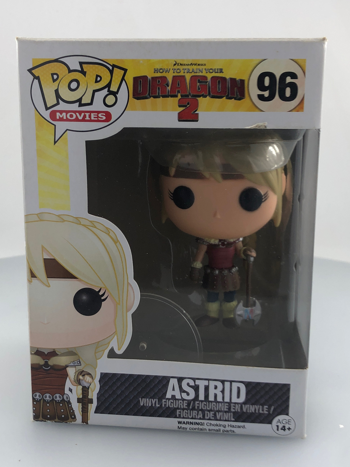Funko Pop! Movies Dreamworks How To Train Your Dragon Astrid #96 Damaged Box