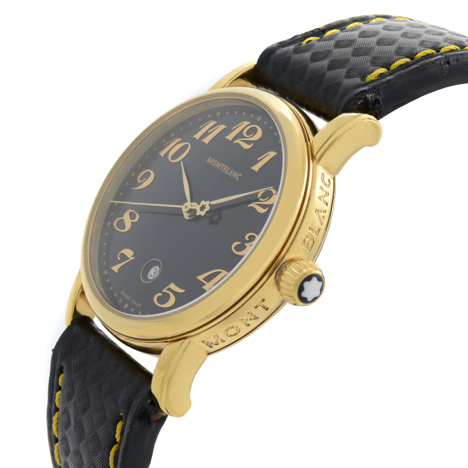 montblanc gold watch