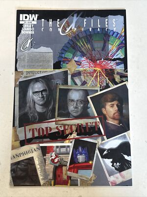 X-Files Conspiracy Transformers #1  IDW Comics 2014 Bagged & Boarded  