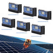 Contrôleur solaire PWM 10-60A Contrôle intelligent par application mobile 12-60V