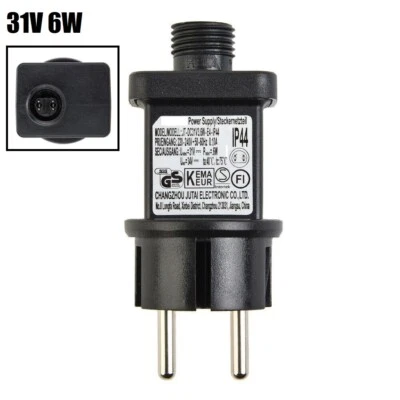MARKENLOS Alimentatore catena luminosa led 31V 6W adattatore trasformatore driver IP44
