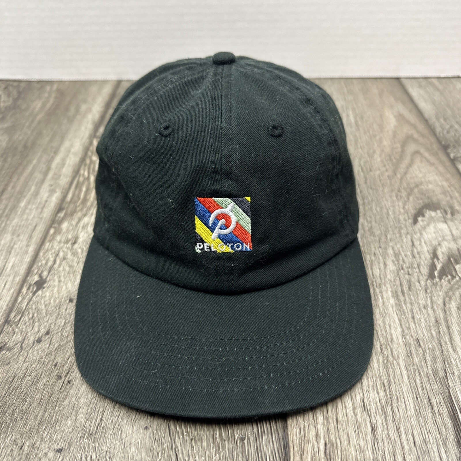 Black Peloton Adjustable StrapBack Multi Color Lo… - image 1