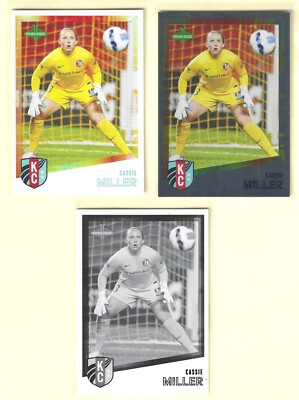 2023 PARKSIDE NWSL VOL 1 CASSIE MILLER BASE FOIL B&W #26 KANSAS CITY CURRENT