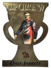 HOF'er DALE JARRETT 1997 Press Pass GOLD CUP CHASE DIECUT REDEMPTION Card #CC 10