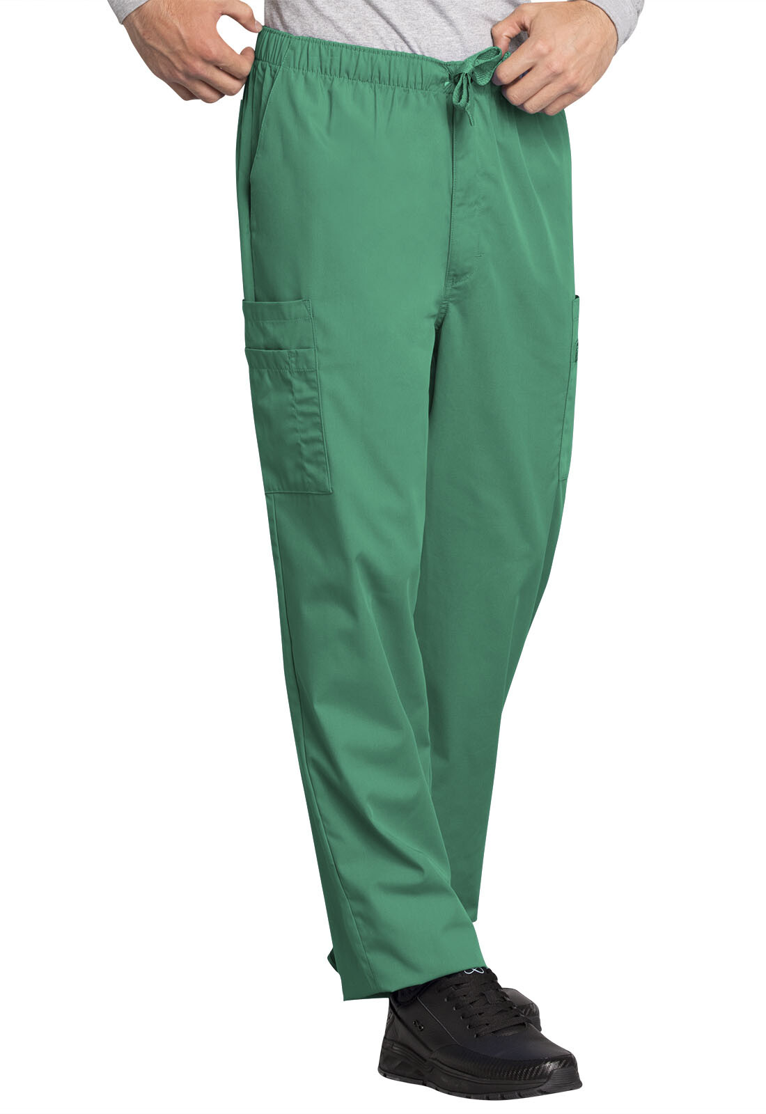 Surgical Green Scrubs Cherokee Workwear Mens Drawstring Cargo Pant 4000