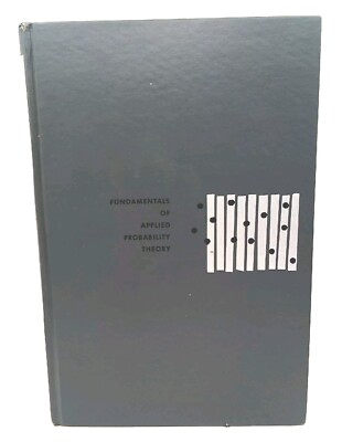 Fundamentals Of Applied Probability Theory Book Drake 1967 Algebra Statistics
