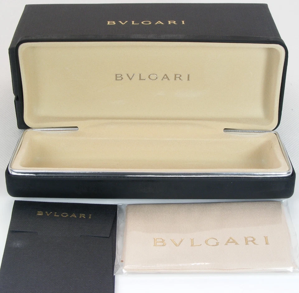 BVLGARI 3032 504 Tortuga/Oro Pálido Mate LUJO GAFAS 52-19-140mm Italia Foto 3 de 4