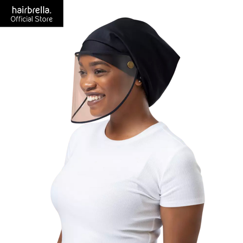 Hairbrella Pro Rain Hat + Face Shield 