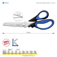 KRETZER FINNY PROFI 774423 TAILOR S PINKING SCISSORS