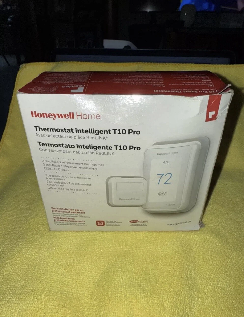 New Genuine Honeywell T10 Pro Smart Thermostat RedLINK Sensor THX321WFS2001W