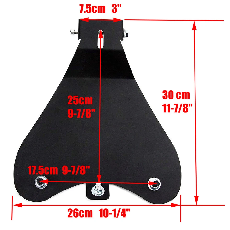 Solo Seat Saddle Spring Base Plate Pan Bracket for Harley Sportster XL883 Bobber — 第 4/4 张图片
