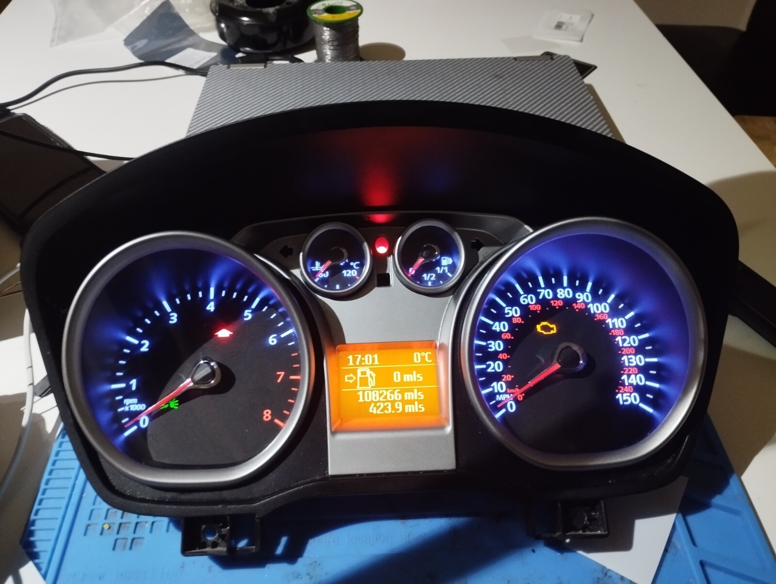 FORD FOCUS CMAX KUGA SMAX INSTRUMENT CLUSTER SPEEDOMETER DASH REPAIR