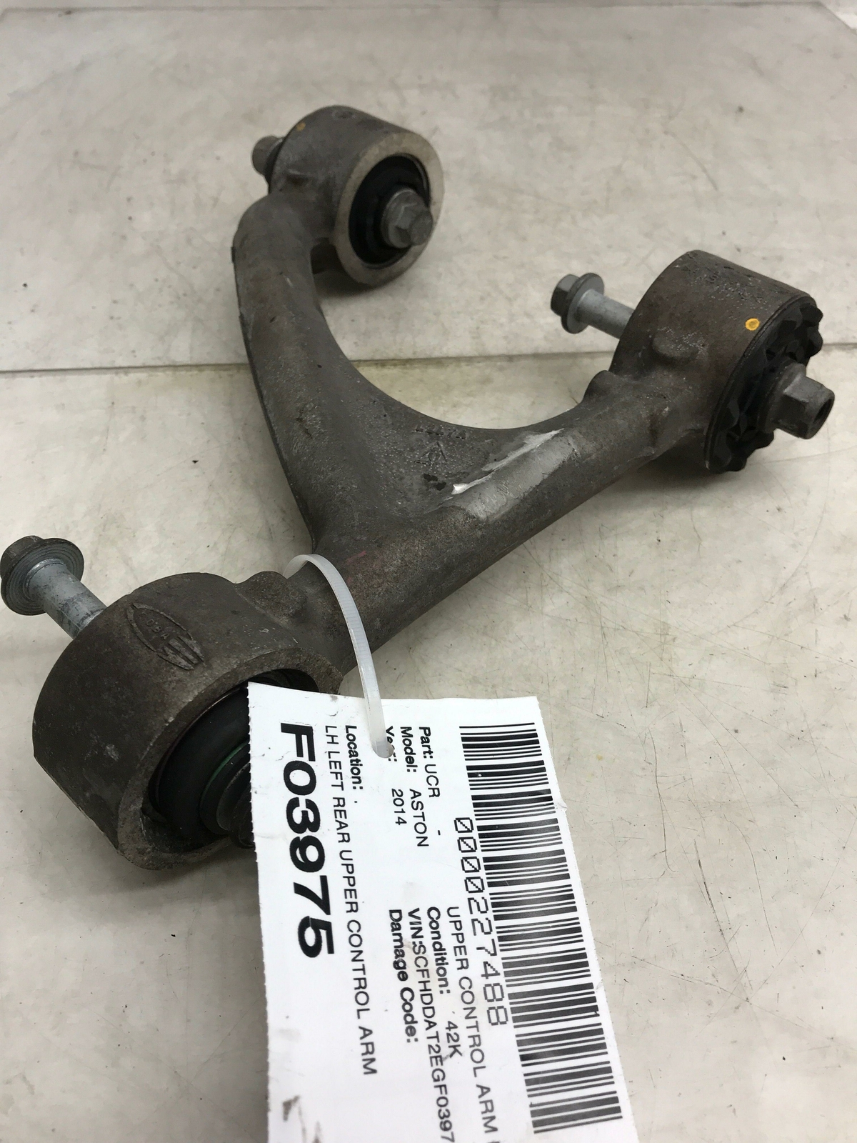 ASTON MARTIN RAPIDE LEFT REAR UPPER CONTROL ARM OEM