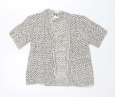 Pulse Womens Multicoloured Geometric Jacket Coatigan Size L