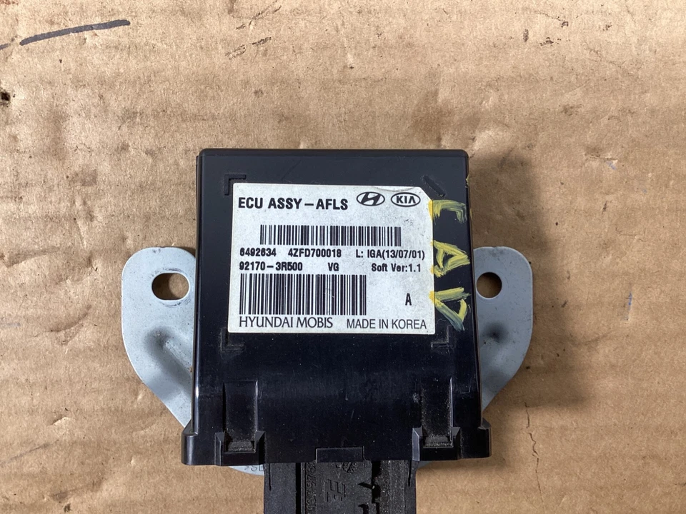 2013 - 2016 KIA CADENZA AFLS ADAPTIVE LIGHT CONTROL MODULE COMP 92170-3R500 OEM. - Image 2 of 4