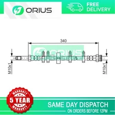 Brake Hose Rear Outer Orius Fits Iveco Daily 2.3 D 3.0 Electric + Other Models