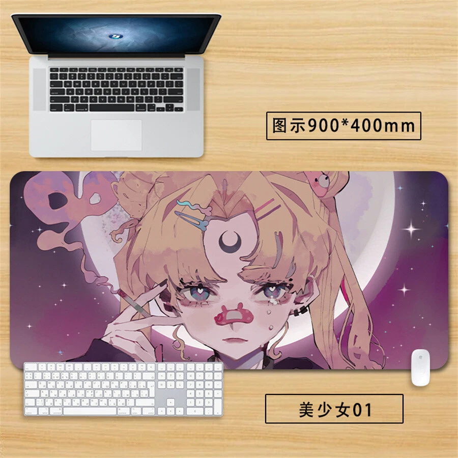 Kawaii Anime Sailor Moon Mouse Pad PC Computer Desk Mat Non-Slip