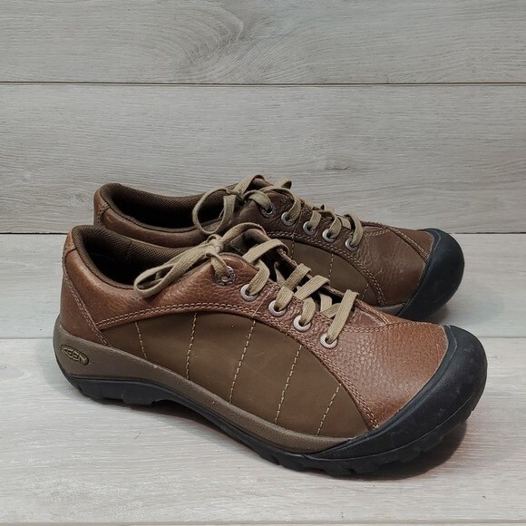 Scarpe sneakers Keen donna Presidio nabuk outdoor zoccoli pelle taglia 7 5