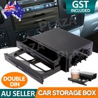 Double Din Radio Pocket Drink-Cup Holder Storage Box for Universal Car truck AU