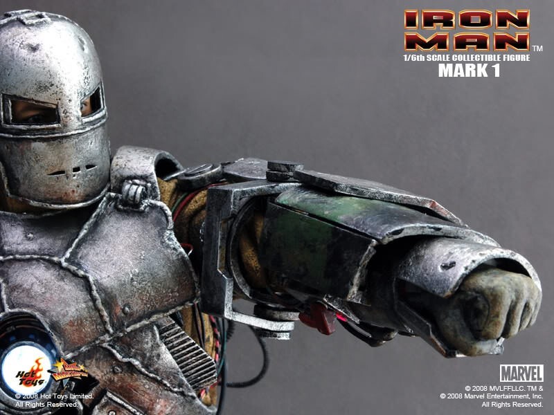 Sealed/New HOT TOYS Iron Man Mark I MMS80 Tony Stark Movie
