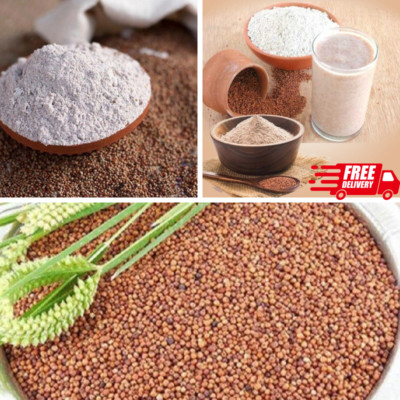Organic Finger Millet Flour Ragi, Atta, Kurakkan Flour 50g Free Shipping