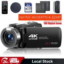 Videokamera 4K 30FPS Camcorder UHD 42MP Webca...