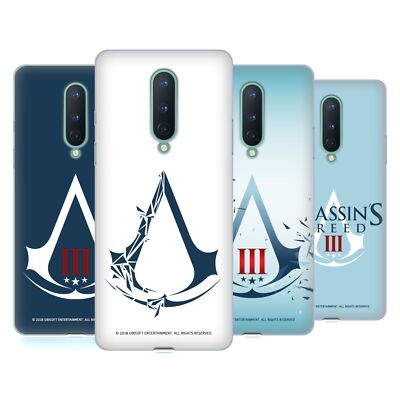 OFFICIAL ASSASSIN'S CREED III LOGOS SOFT GEL CASE FOR GOOGLE ONEPLUS PHONES