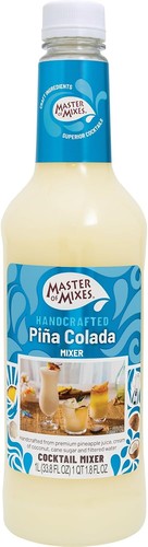 Master of Mixes Handcrafted Pina Colada Drink Mixer, 1 Liter 33.8 fl oz