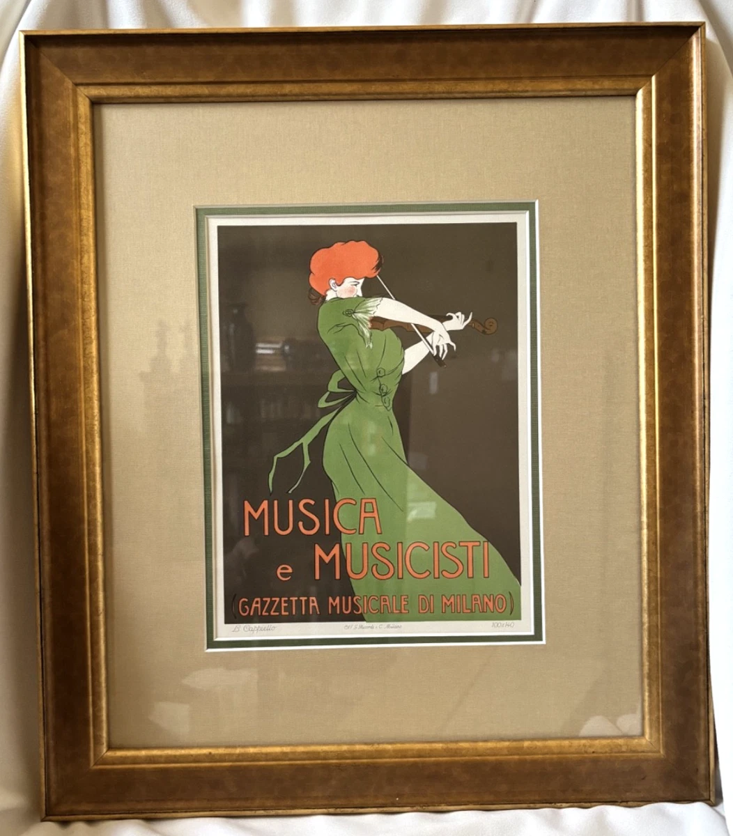 Affiche Originale Vintage 1927 - COGNAC MONNET Par Leonetto CAPPIELLO - Art Déco