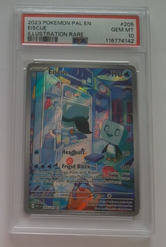 Eiscue 205 Illustration Rare Paldea Evolved 205/193 Pokemon PSA 10 Gem Mint - Picture 1 of 2