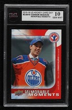 2015-16 National Hockey Card Day Canadian Connor McDavid KSA 10 GEM MINT 15qv