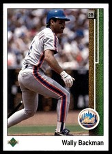 1989 Upper Deck Wally Backman New York Mets #188