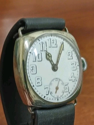 Antique 1917-18 Rolex Watch, 15 Jewel Sterling Silver Case British Pianist