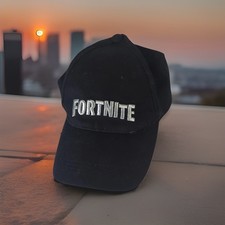 Fortnite Baseball Cap Toddlers Kids Black Boys OSFM Snapback Embroidered