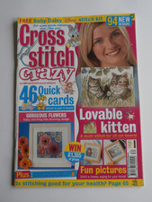 Cross Stitch Crazy magazine #34 gatti fiori Disney farfalla fata bambino ABC