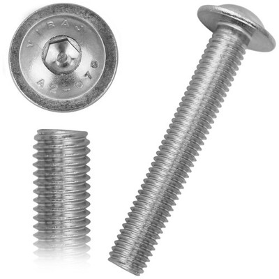 Linsenkopfschrauben TORX M8/M10/M12 Edelstahl A2 V2A Linsenschraube DIN/ISO 7380