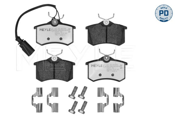 Bremsbelagsatz, Scheibenbremse MEYLE-PD: Advanced Performance A 025 235 5417/PD-image