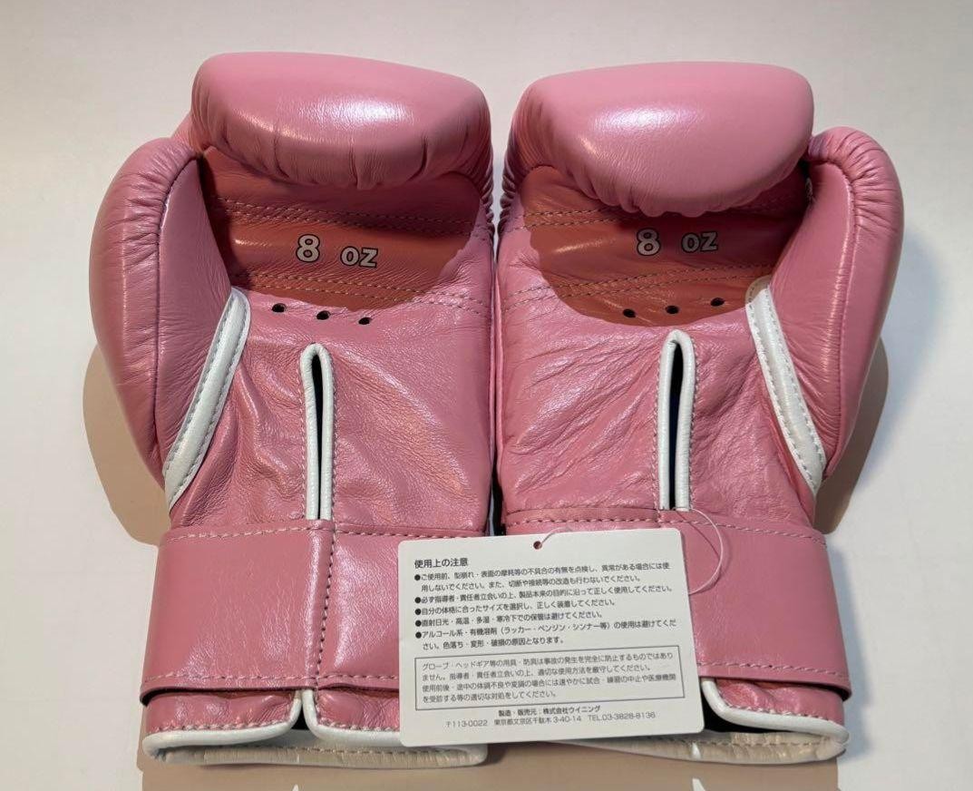 Winning rsc productsコラボグローブ 8 オンス ピンク Winning × rsc Boxing Gloves Professional 8oz Pink MagicTape