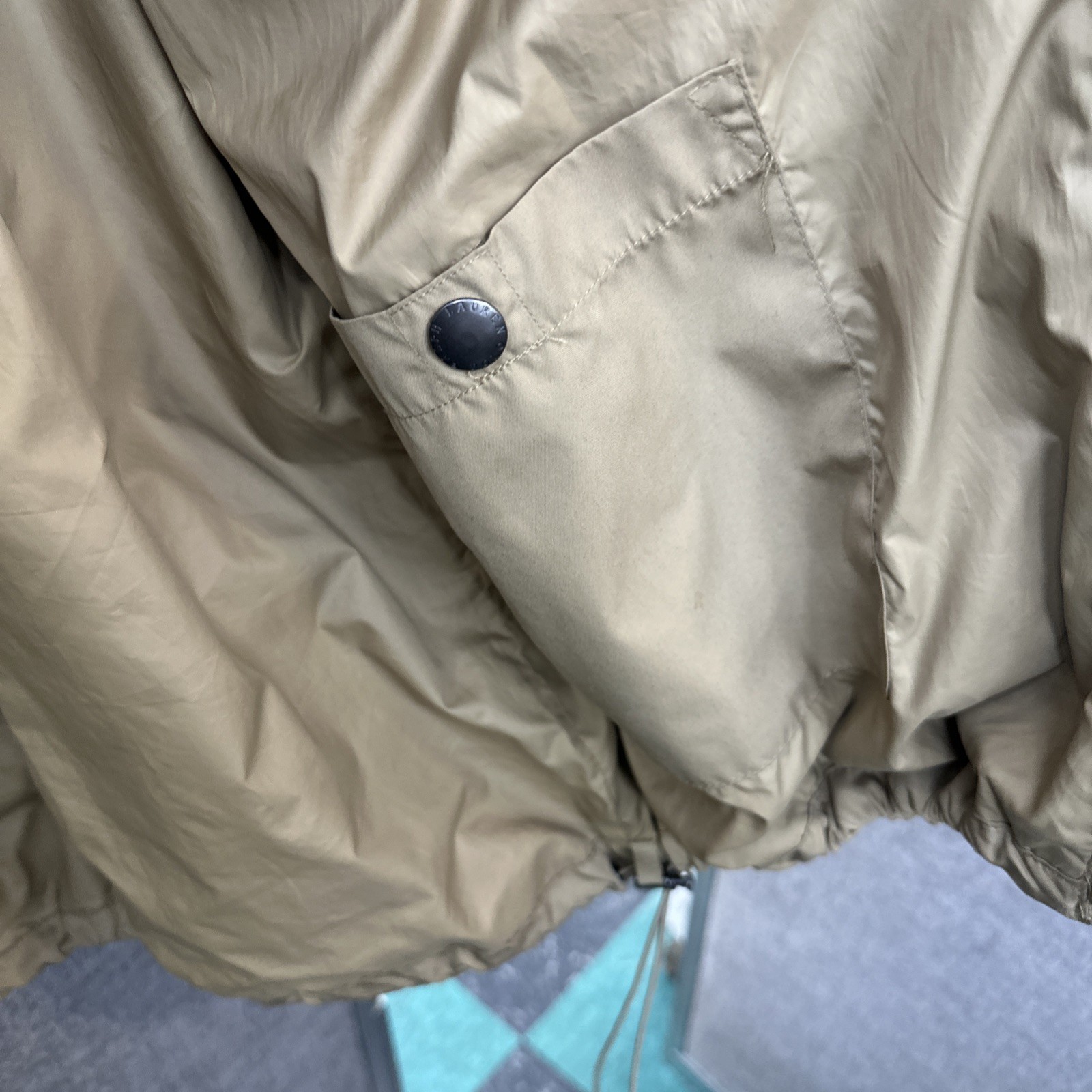 Polo Ralph Lauran Men's Full Zip Hood Tan Vintage… - image 12