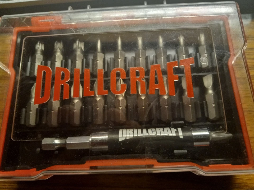 20 Pcs DrillCraft Power driving set in case open box, new - Image 2 of 4
