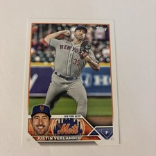 Topps 2023 Topps Series 2 Justin Verlander New York Mets Base Set #425