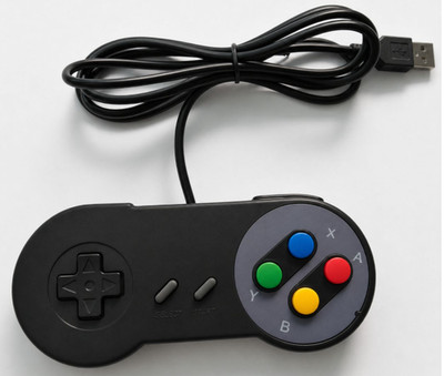 Retro Super Nintendo SNES USB Controller for Windows PC Mac