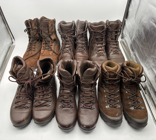 6x Job Lot British Army Iturri/Altberg Combat Patrol Leather Boots 01